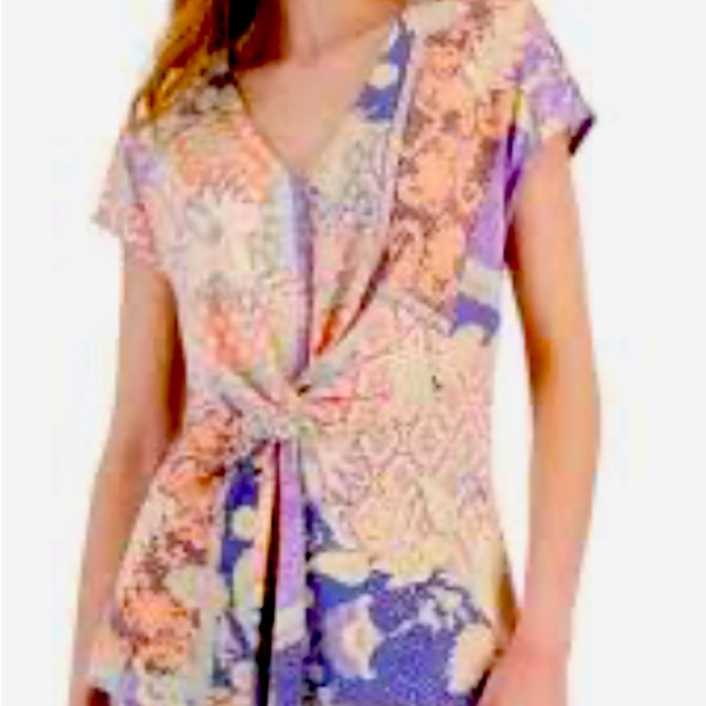 NWT Tahiti v-neck blouse